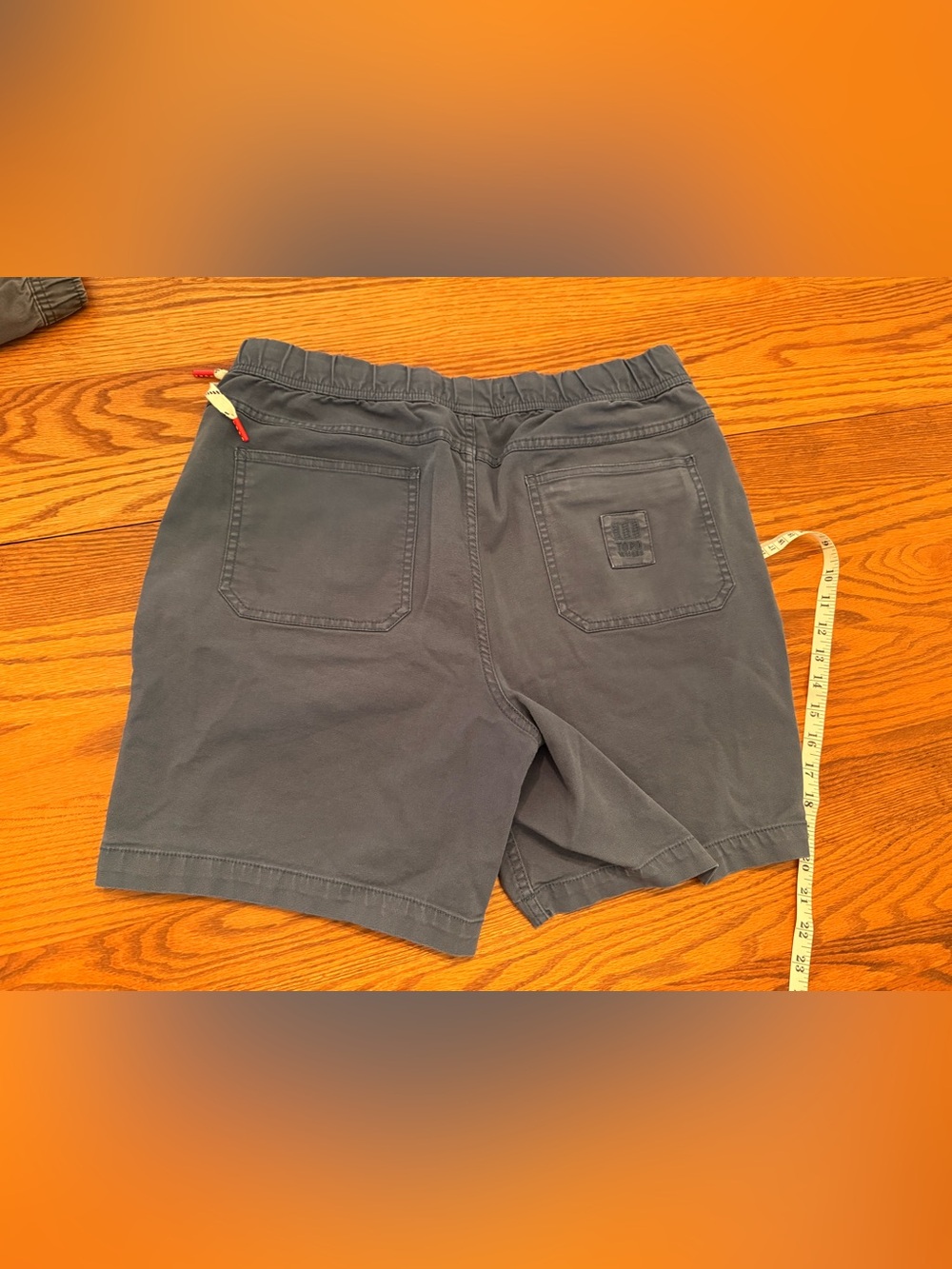 Topo Designs Dirt Shorts - Blue Size Large - Picture 5 of 6